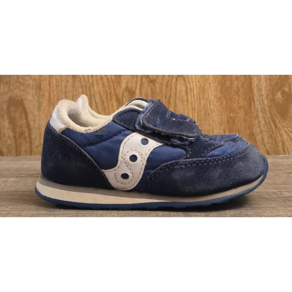 Saucony Jazz H&L Sneakers Shoes Baby Size 6.5 Blue